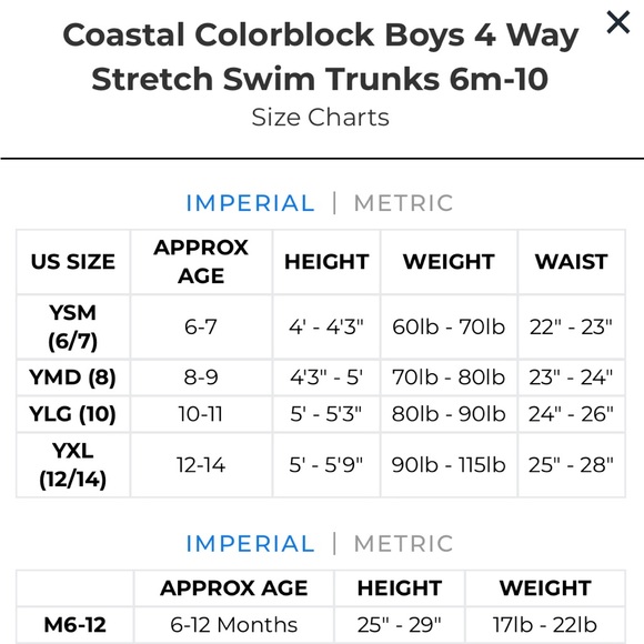 Shade Critters Palm Beach Boys Shark Swim Trunks - Blue / Lilac / Chartruese 8 - Picture 7 of 7